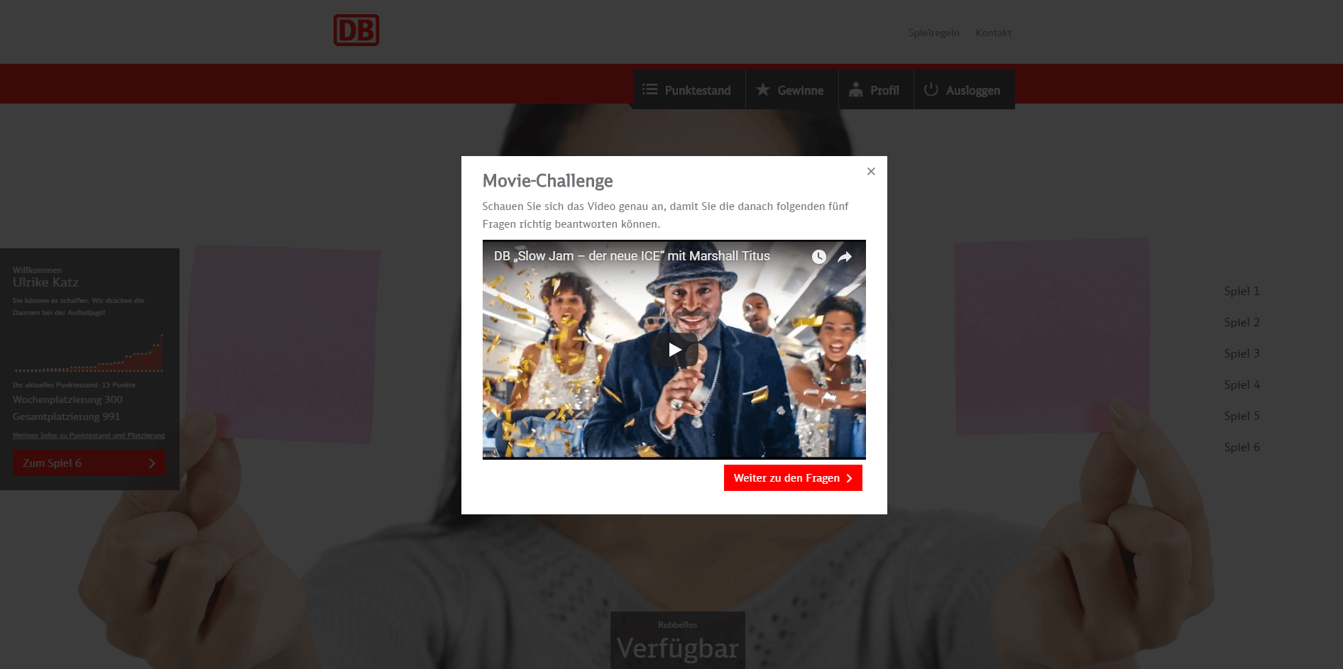 DB Quizzer Kommunikationskampagne DB Vertrieb - Umsetzung Marketingagentur justZARGES