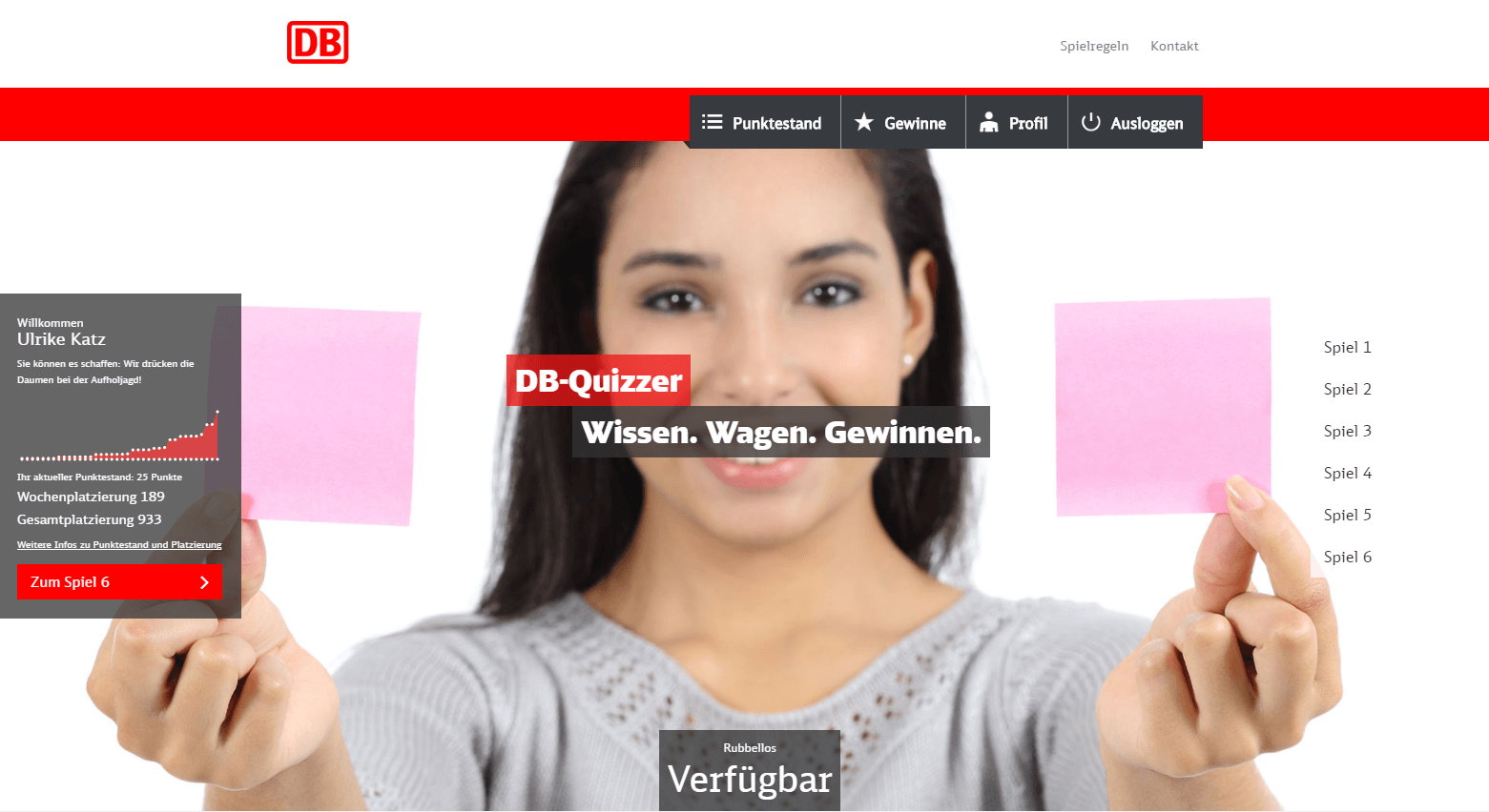 DB Quizzer Kommunikationskampagne DB Vertrieb - Umsetzung Marketingagentur justZARGES