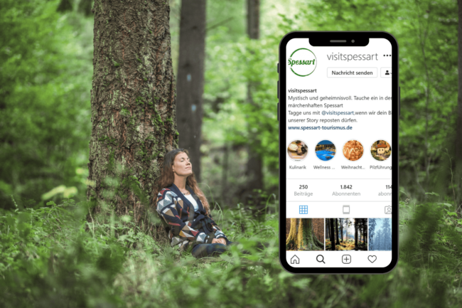 Instagram Stories für Spessart Tourismus - Ein Projekt der Marketingagentur justZARGEScommunicate!