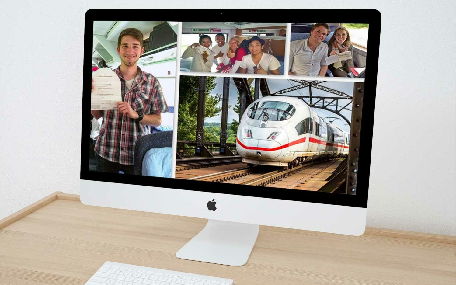 Bahn Kampagne Freitag ist Freu-Tag für die Deutsche Bahn © Marketingagentur justZARGEScommunicate!