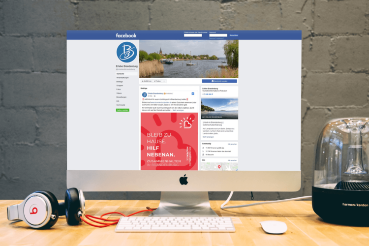 Social Media Analyse Erlebe Brandenburg durch justZARGEScommunicate!