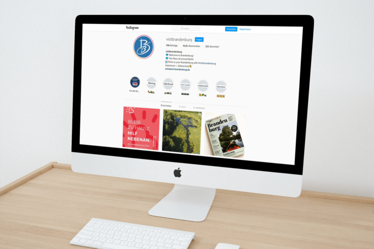 Social Media Analyse Erlebe Brandenburg durch justZARGEScommunicate!