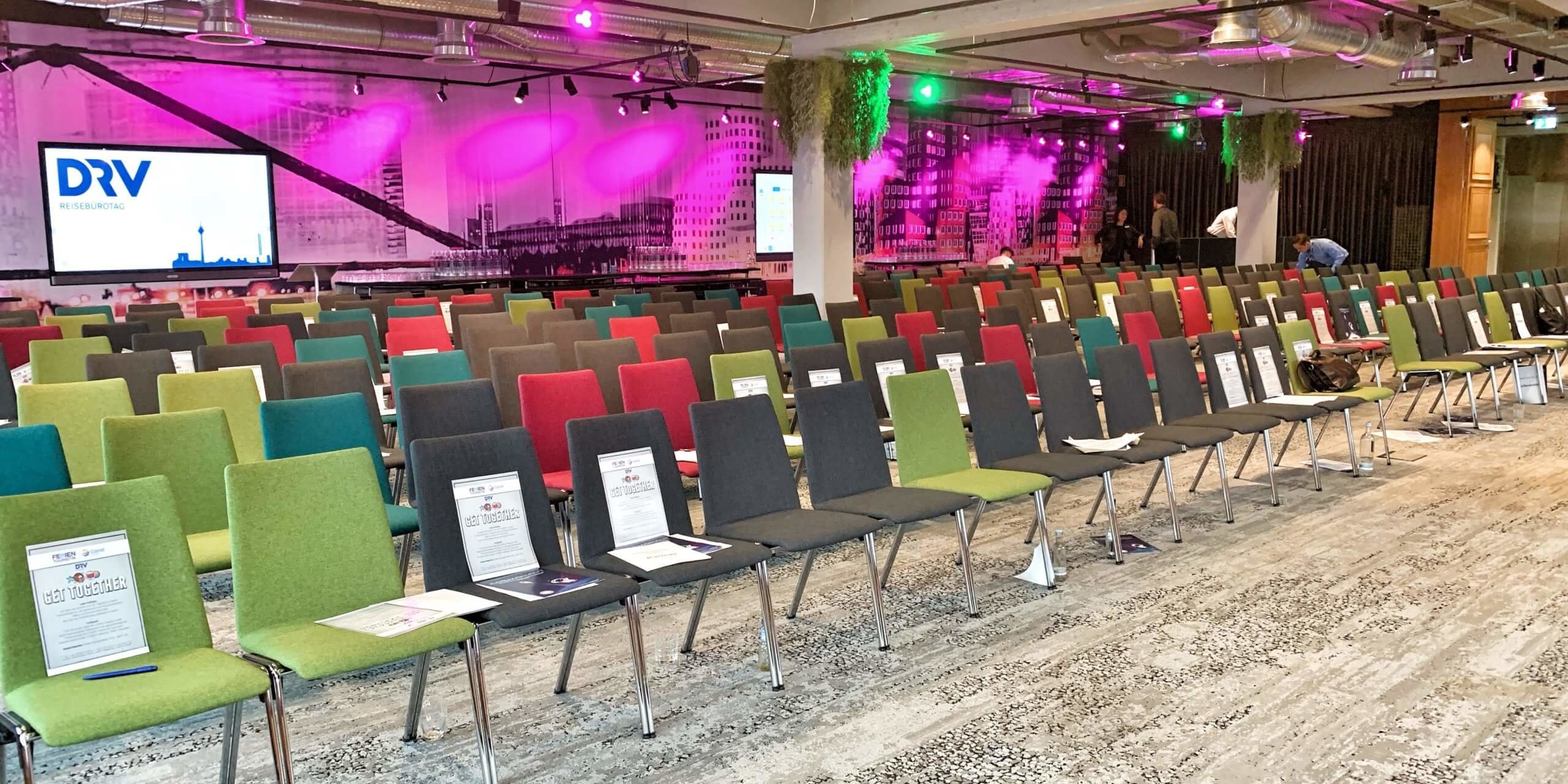 Event Location: Tagungsräume des Lindner Hotels in Düsseldorf beim DRV Reisebürotag © Eventagentur justZARGEScommunicate!