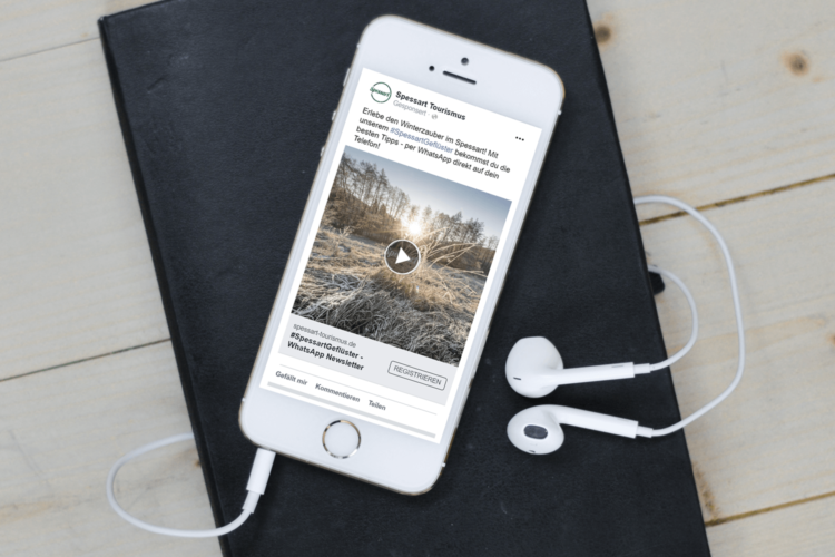 WhatsApp Newsletter #SpessartGeflüster für Spessart Tourismus © Marketingagentur justZARGEScommunicate!