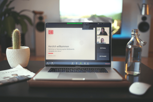 workshop virtuell für Verkaufsleiter justZARGEScommunicate DB Vertrieb