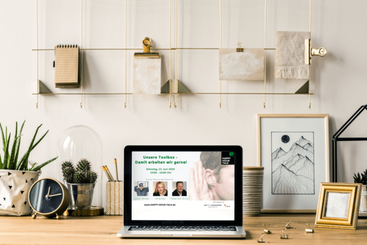 Online Sprechstunde Happy Hour Talk © Marketingagentur justZARGEScommunicate!