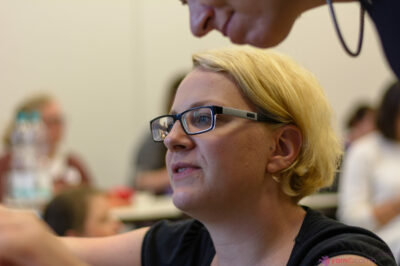 Sara Käfer beim Yarncamp - Meet the Team © Marketingagentur justZARGEScommunicate!