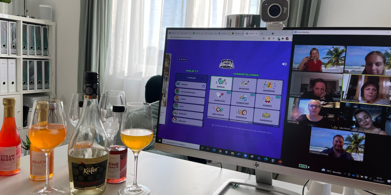 Virtuelles Teammeeting - Digitales Gaming im Team © Marketingagentur justZARGEScommunicate!