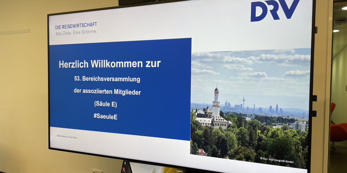 Fachkräftemangel im Tourismus - Bereichsversammlung der Säule E im DRV © justZARGEScommunicate!