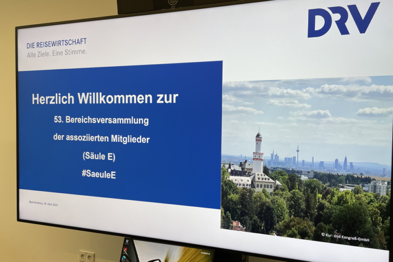 Fachkräftemangel im Tourismus - Bereichsversammlung der Säule E im DRV © justZARGEScommunicate!