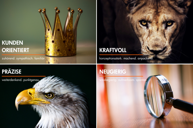 Werte bei justZARGEScommunicate: Wir sind kundenorientiert, kraftvoll, präzise und neugierig.