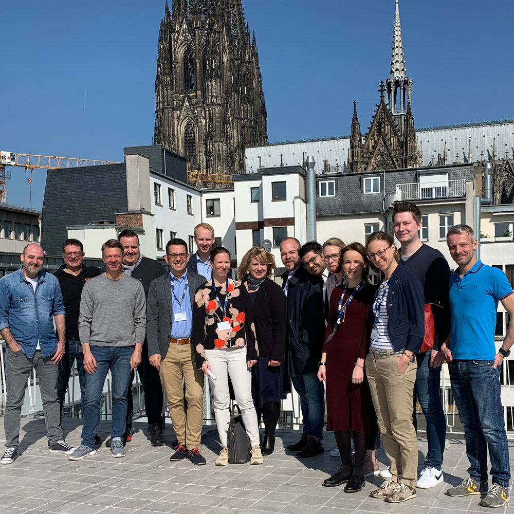 Die DRV Jungen Führungskräfte beim halbjährlichen Netzwerk Treffen in Köln © DRV