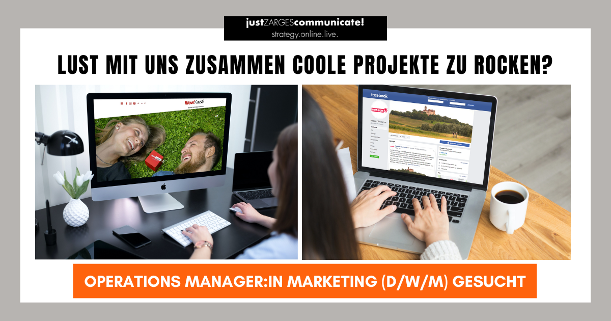 Operations Manager:in Marketing bei Agentur justZARGEScommunicate in Berlin gesucht