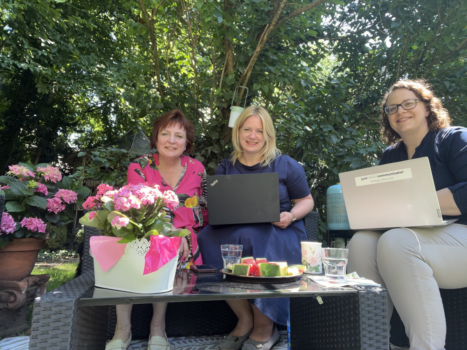 Coworking des justZARGEScommunicate Teams in Frankfurt