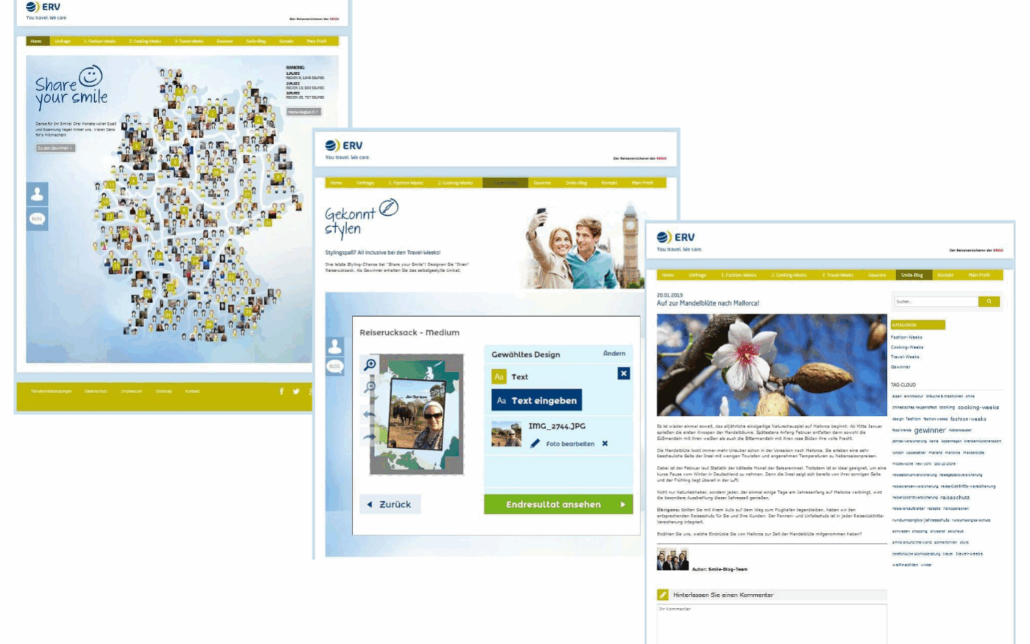 Marketingkampagne ShareYourSmile ERV